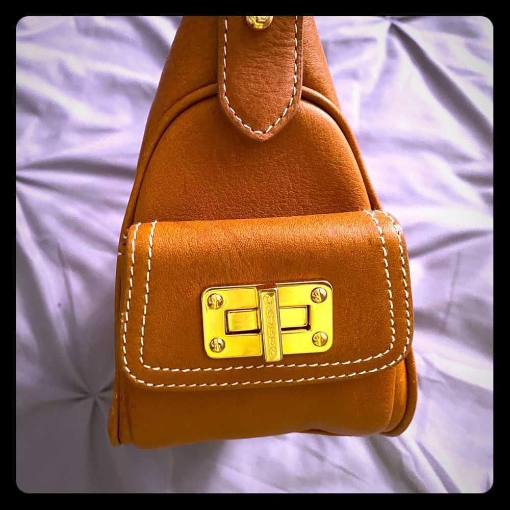 BRAND NEW. Ralph Lauren light brown mini satchel.